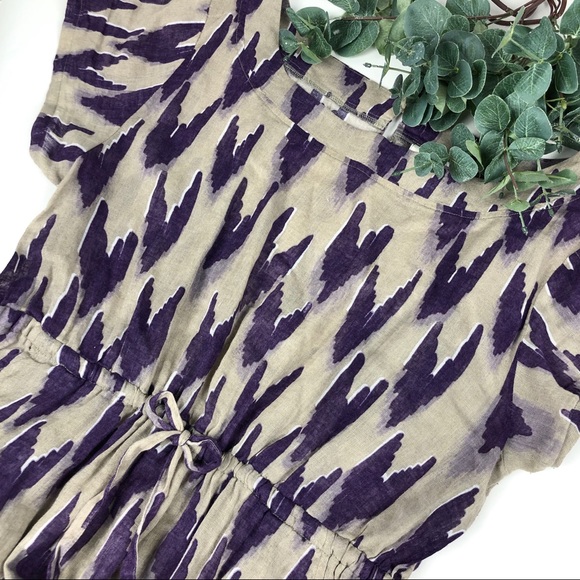 Anthropologie Dresses & Skirts - Anthropologie Mermaid Ikat Hearts Dress Purple